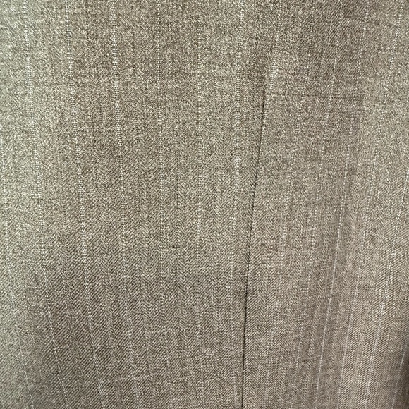 Wool Blazer 46 L Charcoal Gray 2 Button Jacket Enzo Tovare Italy Super 150’s - Picture 5 of 7